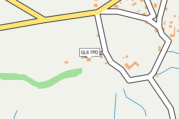 GL6 7PD map - OS OpenMap – Local (Ordnance Survey)