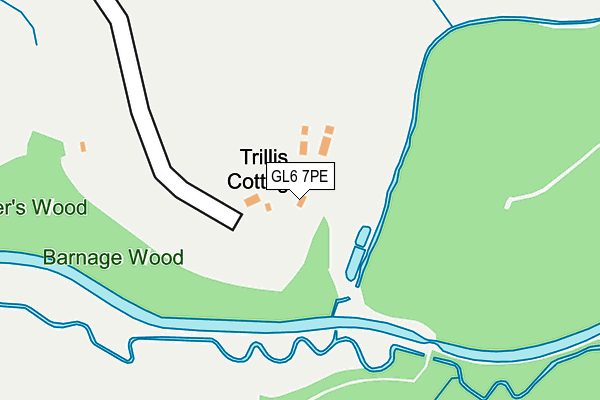 GL6 7PE map - OS OpenMap – Local (Ordnance Survey)