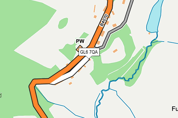 GL6 7QA map - OS OpenMap – Local (Ordnance Survey)