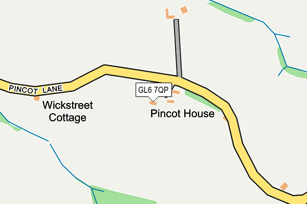 GL6 7QP map - OS OpenMap – Local (Ordnance Survey)
