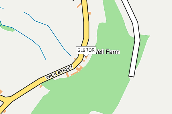 GL6 7QR map - OS OpenMap – Local (Ordnance Survey)