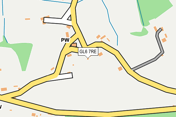 GL6 7RE map - OS OpenMap – Local (Ordnance Survey)