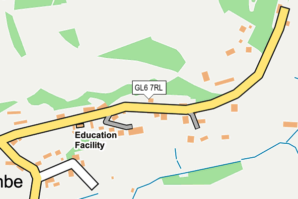 GL6 7RL map - OS OpenMap – Local (Ordnance Survey)