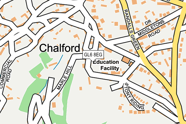 GL6 8EG map - OS OpenMap – Local (Ordnance Survey)