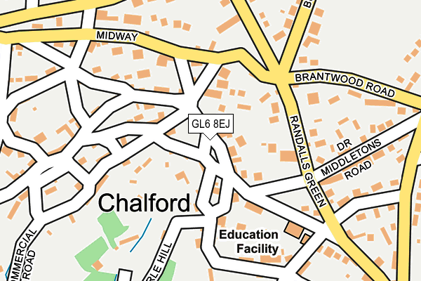 GL6 8EJ map - OS OpenMap – Local (Ordnance Survey)