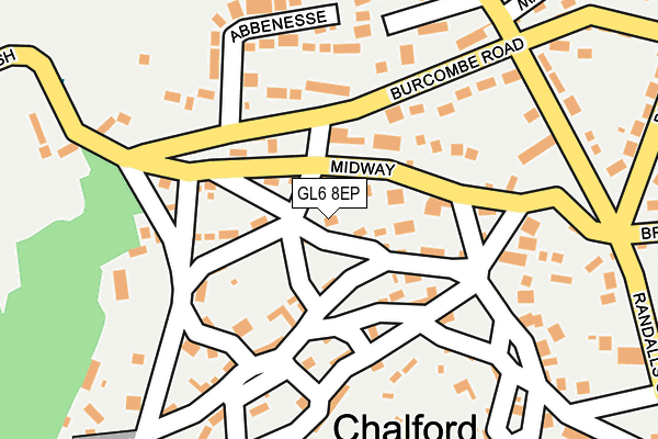 GL6 8EP map - OS OpenMap – Local (Ordnance Survey)