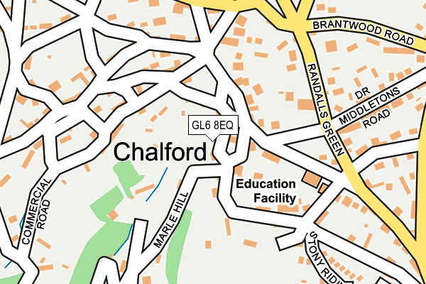 GL6 8EQ map - OS OpenMap – Local (Ordnance Survey)