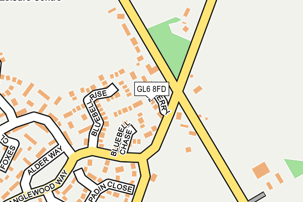 GL6 8FD map - OS OpenMap – Local (Ordnance Survey)