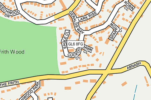 GL6 8FG map - OS OpenMap – Local (Ordnance Survey)