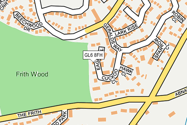 GL6 8FH map - OS OpenMap – Local (Ordnance Survey)