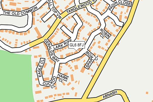 GL6 8FJ map - OS OpenMap – Local (Ordnance Survey)
