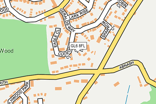 GL6 8FL map - OS OpenMap – Local (Ordnance Survey)