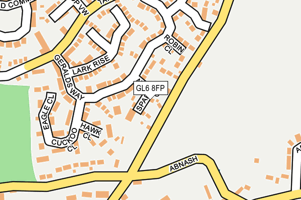 GL6 8FP map - OS OpenMap – Local (Ordnance Survey)