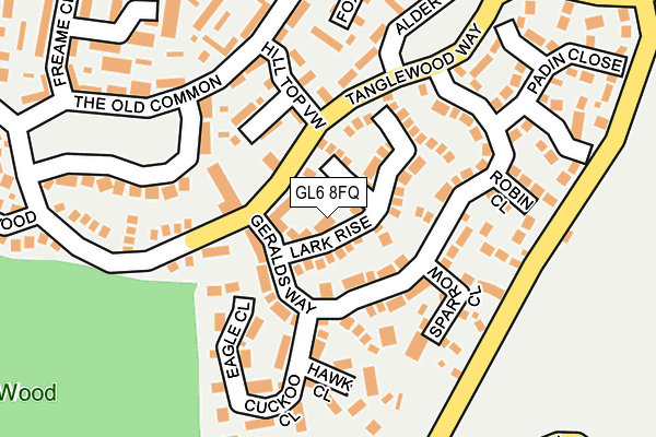 GL6 8FQ map - OS OpenMap – Local (Ordnance Survey)