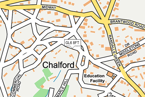 GL6 8FT map - OS OpenMap – Local (Ordnance Survey)