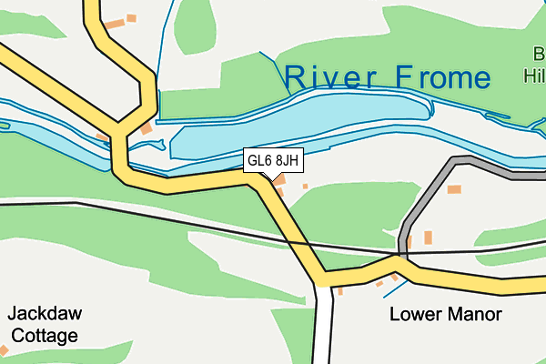 GL6 8JH map - OS OpenMap – Local (Ordnance Survey)