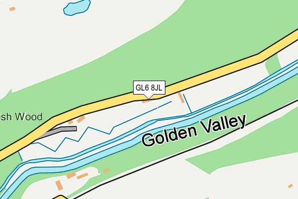 GL6 8JL map - OS OpenMap – Local (Ordnance Survey)
