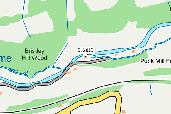 GL6 8JQ map - OS OpenMap – Local (Ordnance Survey)