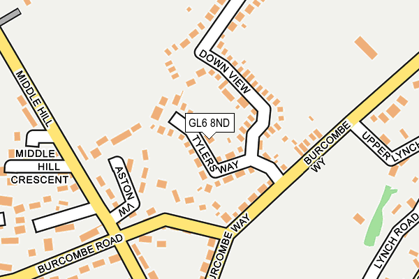 GL6 8ND map - OS OpenMap – Local (Ordnance Survey)