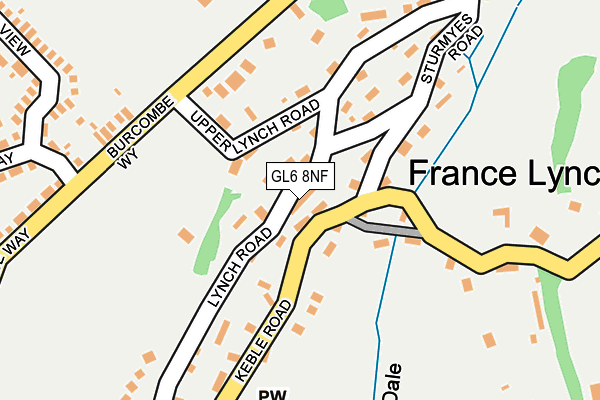 GL6 8NF map - OS OpenMap – Local (Ordnance Survey)