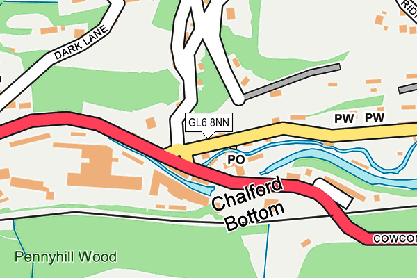 GL6 8NN map - OS OpenMap – Local (Ordnance Survey)