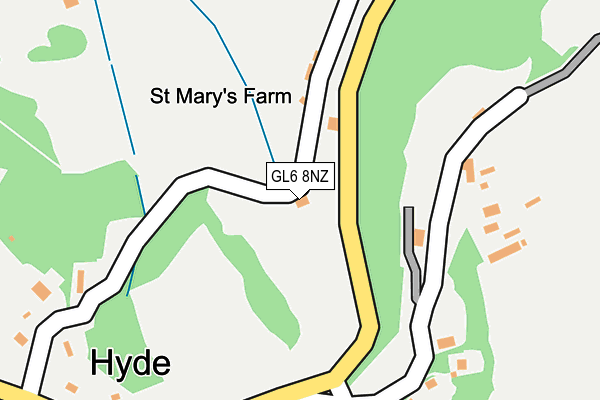 GL6 8NZ map - OS OpenMap – Local (Ordnance Survey)