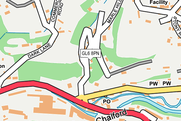 GL6 8PN map - OS OpenMap – Local (Ordnance Survey)