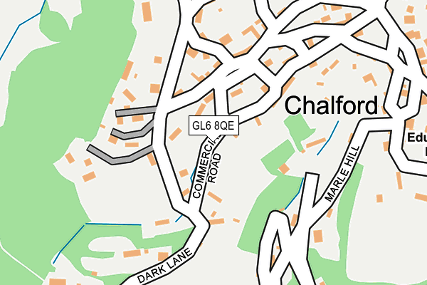 GL6 8QE map - OS OpenMap – Local (Ordnance Survey)