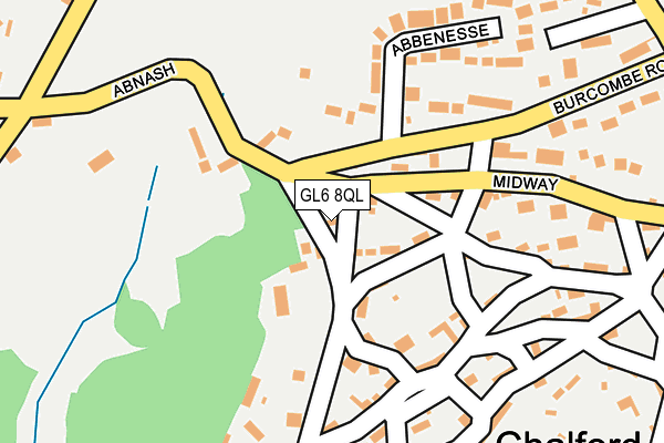 GL6 8QL map - OS OpenMap – Local (Ordnance Survey)