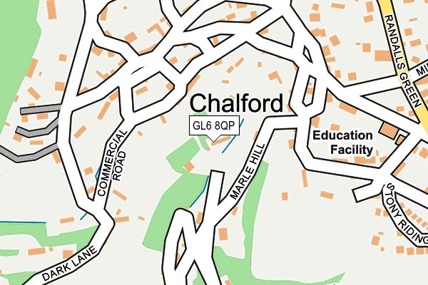 GL6 8QP map - OS OpenMap – Local (Ordnance Survey)