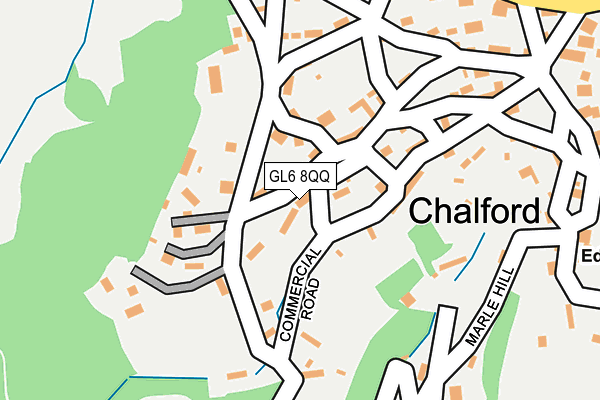 GL6 8QQ map - OS OpenMap – Local (Ordnance Survey)