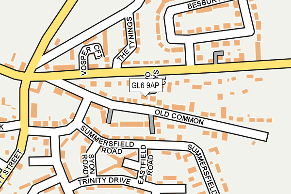 GL6 9AP map - OS OpenMap – Local (Ordnance Survey)