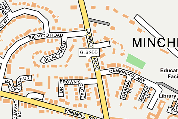 GL6 9DD map - OS OpenMap – Local (Ordnance Survey)