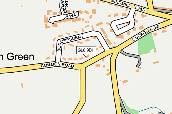 GL6 9DH map - OS OpenMap – Local (Ordnance Survey)