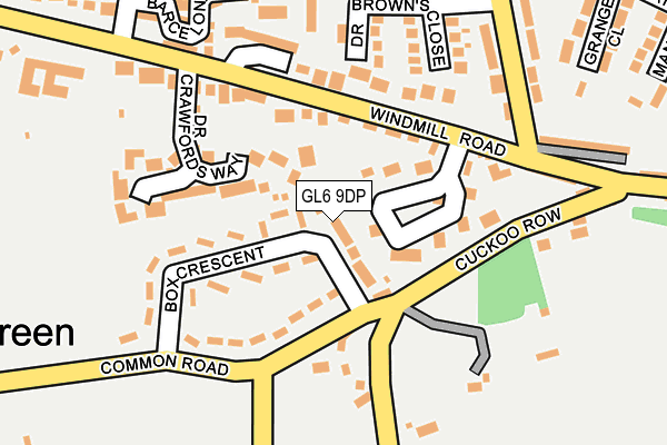 GL6 9DP map - OS OpenMap – Local (Ordnance Survey)