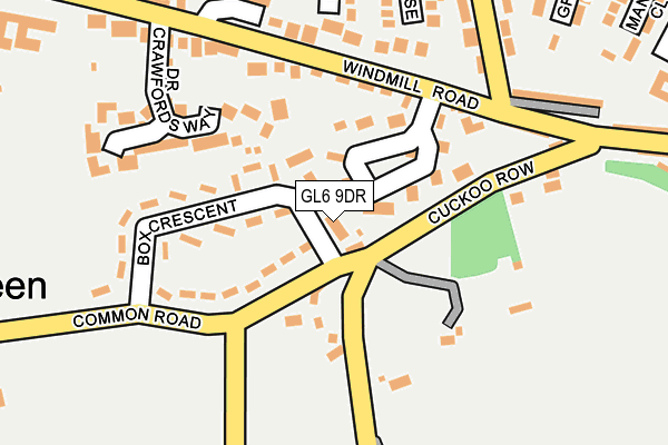GL6 9DR map - OS OpenMap – Local (Ordnance Survey)
