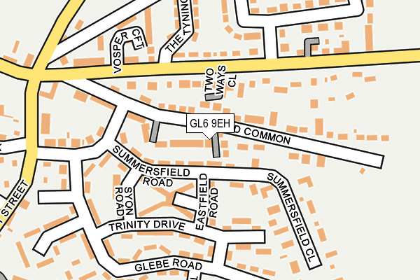 GL6 9EH map - OS OpenMap – Local (Ordnance Survey)