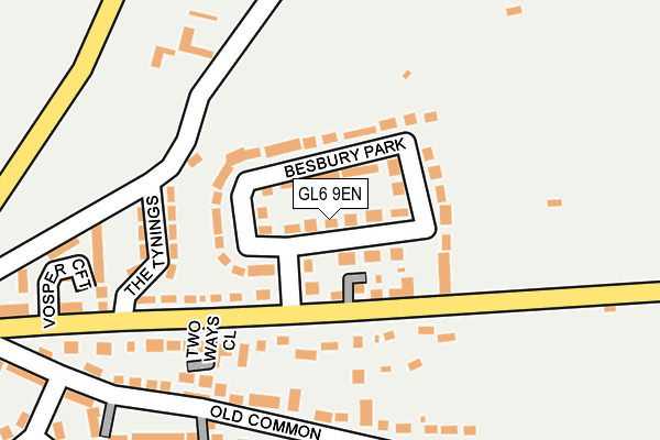 GL6 9EN map - OS OpenMap – Local (Ordnance Survey)
