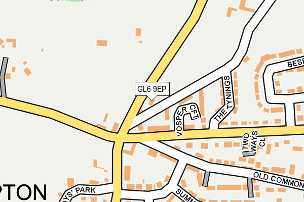 GL6 9EP map - OS OpenMap – Local (Ordnance Survey)