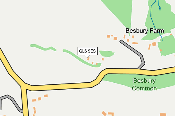 GL6 9ES map - OS OpenMap – Local (Ordnance Survey)