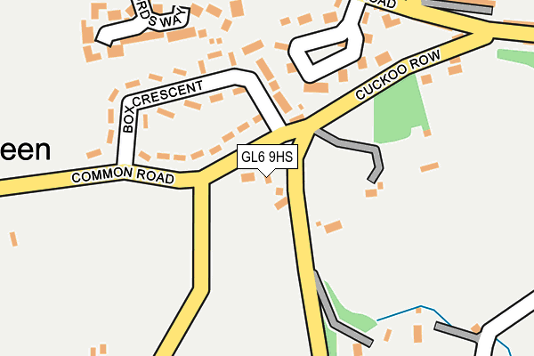 GL6 9HS map - OS OpenMap – Local (Ordnance Survey)