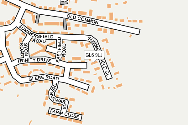 GL6 9LJ map - OS OpenMap – Local (Ordnance Survey)