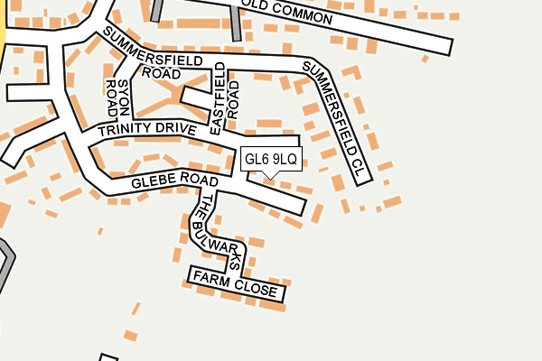 GL6 9LQ map - OS OpenMap – Local (Ordnance Survey)