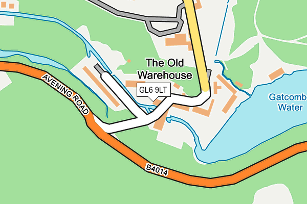 GL6 9LT map - OS OpenMap – Local (Ordnance Survey)