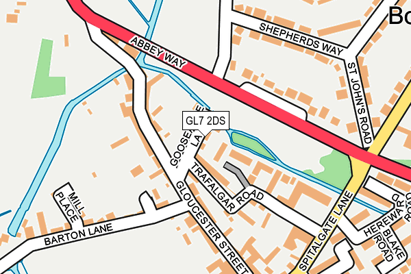 GL7 2DS map - OS OpenMap – Local (Ordnance Survey)