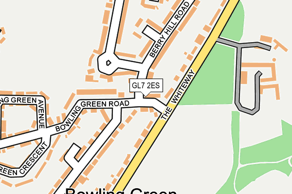 GL7 2ES map - OS OpenMap – Local (Ordnance Survey)