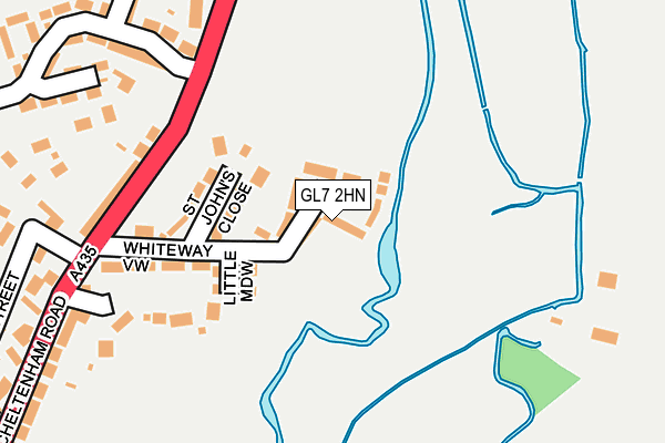 GL7 2HN map - OS OpenMap – Local (Ordnance Survey)