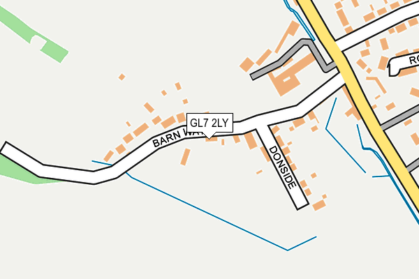 GL7 2LY map - OS OpenMap – Local (Ordnance Survey)