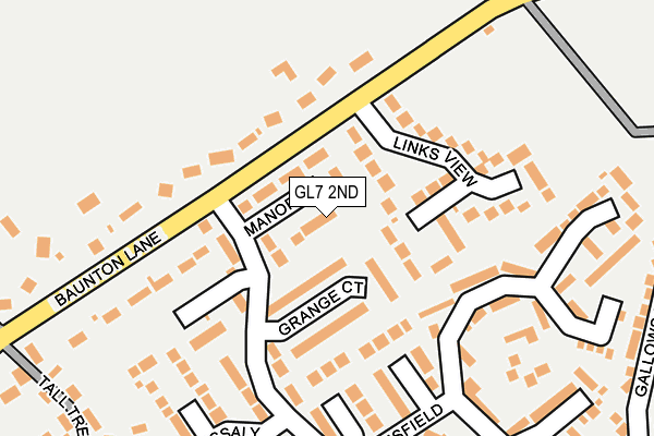 GL7 2ND map - OS OpenMap – Local (Ordnance Survey)