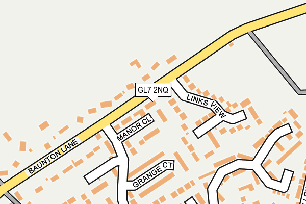 GL7 2NQ map - OS OpenMap – Local (Ordnance Survey)